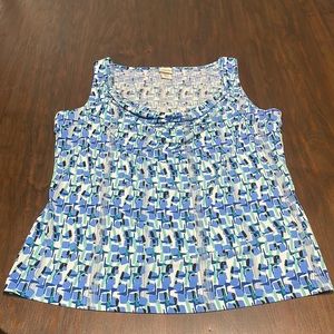 Swoop neck tank top business casual